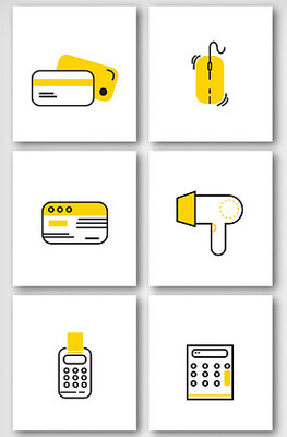 電子產品卡通元素